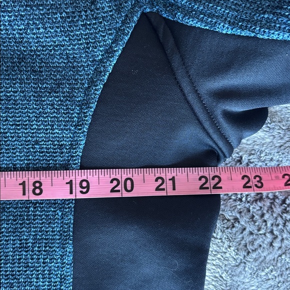 Spyder Men's Blue and Black Zip-Up Sweater - Picture 4 of 6